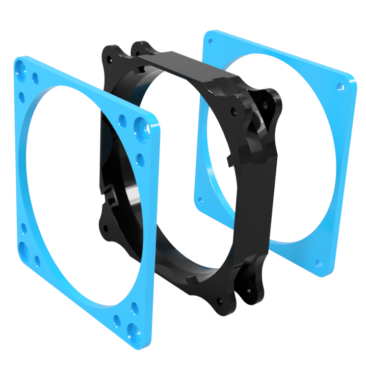 Modular Magnetic Exhaust System - STL File